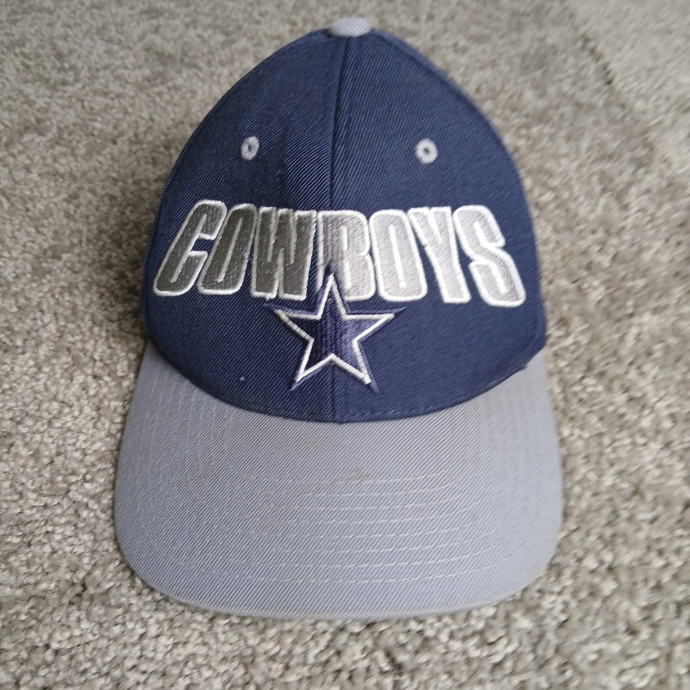 Mitchell & Ness Dallas Cowboys NFL Vintage Snapback Hat Navy Blue Grey Cap